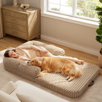 Bedsure Foldable Human Dog Bed